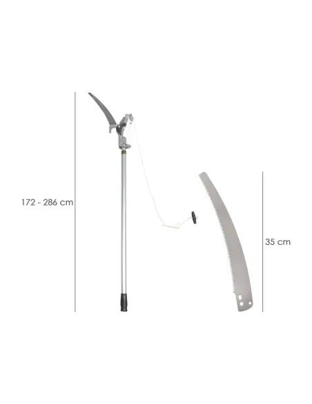 comprar corta ramas con serrucho mango aluminio extensible 1,8 a 2,8 metros en tienda abonica