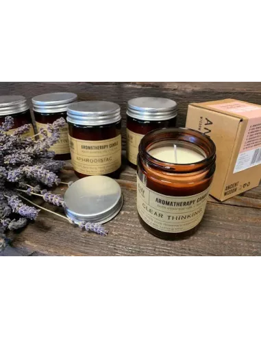 Vela de Aromaterapia Creatividad | Menta y Clavo | Cera de Soja