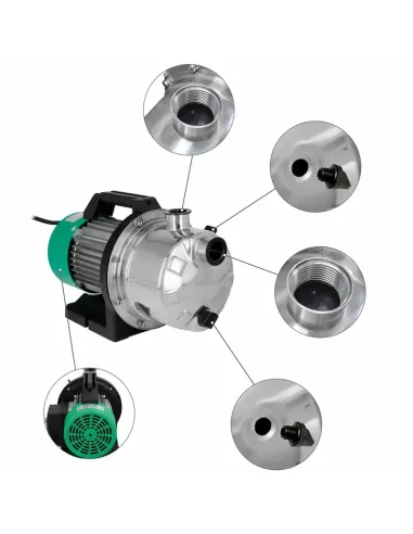 comprar bomba de agua superficie acero inoxidable aguas limpias en tienda online abonica