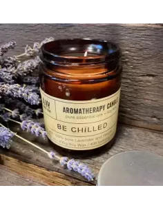 Vela Aromaterapia Relájate Lavanda e Hinojo 200 g, Cera de Soja 40 h 2