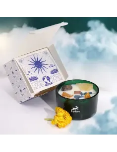 comprar vela sol con flores y gemas en tienda abonica 2