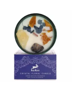 comprar vela sol con flores y gemas en tienda abonica