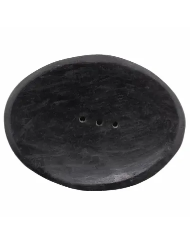 comprar jabonera ovalada mármol negra en tienda online abonica
