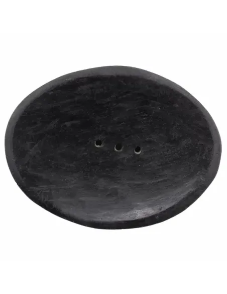 comprar jabonera ovalada mármol negra en tienda online abonica
