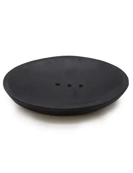 comprar jabonera ovalada mármol negra en tienda abonica