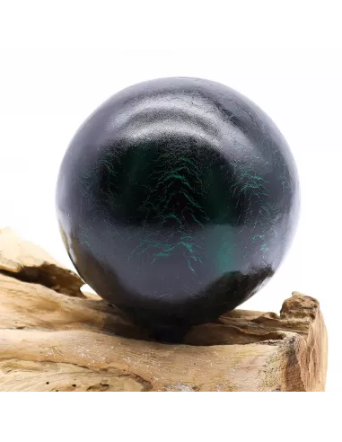 Lámpara de Mesa Artesanal Craquelada Verde Esmeralda - Iluminación de Lujo