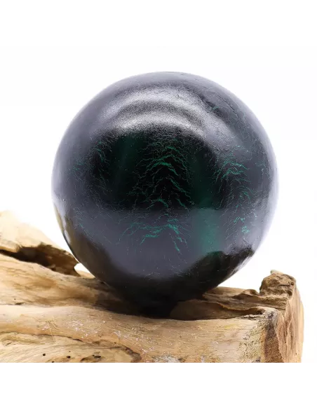 Lámpara de Mesa Artesanal Craquelada Verde Esmeralda - Iluminación de Lujo