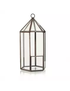 Terrario de Vidrio Linterna | Decoración de Lujo para Interiores y Exteriores