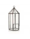 Terrario de Vidrio Linterna | Decoración de Lujo para Interiores y Exteriores