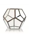 Terrario de Vidrio Octágono Grande | Decoración Minimalista y de Lujo