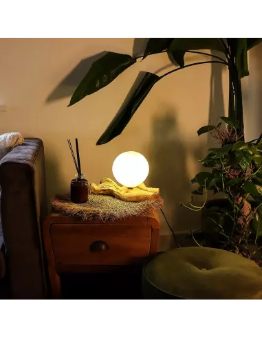 Lámpara de Mesa con Pantalla Esférica - Iluminación Premium - Varias tonalidades