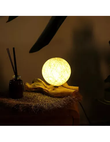 Lámpara de Mesa con Pantalla Esférica - Iluminación Premium - Varias tonalidades
