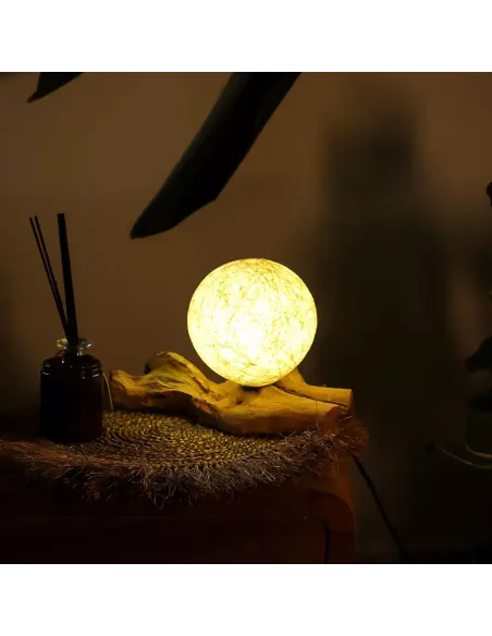 Lámpara de Mesa con Pantalla Esférica - Iluminación Premium - Varias tonalidades