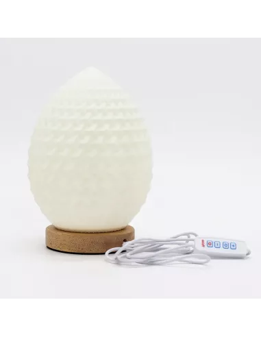 Lámpara Estilo Onda Lágrima - USB - 3 Ajustes - Diseño Artesanal