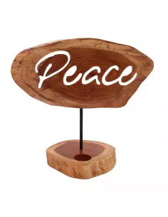 Producto de Madera Paz | Decoración Minimalista y de Lujo