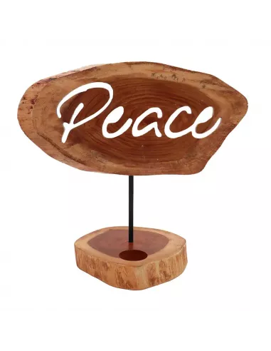 Producto de Madera Paz | Decoración Minimalista y de Lujo