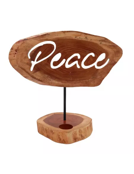 Producto de Madera Paz | Decoración Minimalista y de Lujo