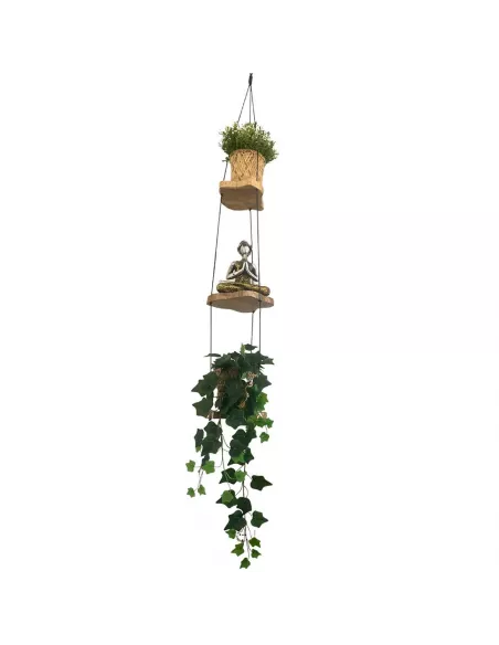 Estantería Colgante de Madera Gamel | Diseño Natural y Sostenible