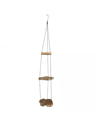 Estantería Colgante de Madera Gamel | Diseño Natural y Sostenible