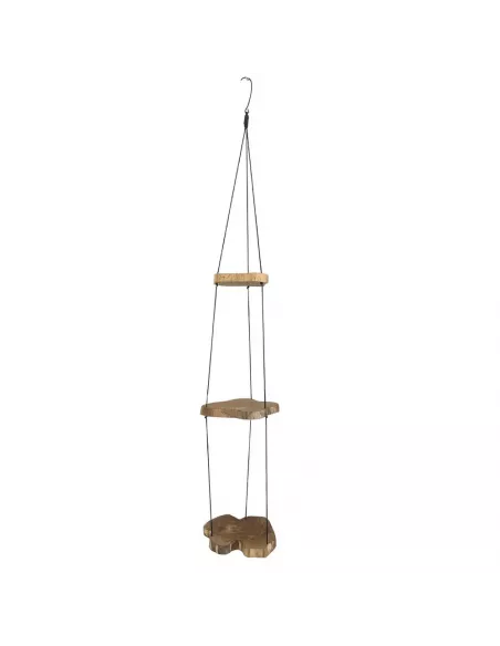 Estantería Colgante de Madera Gamel | Diseño Natural y Sostenible