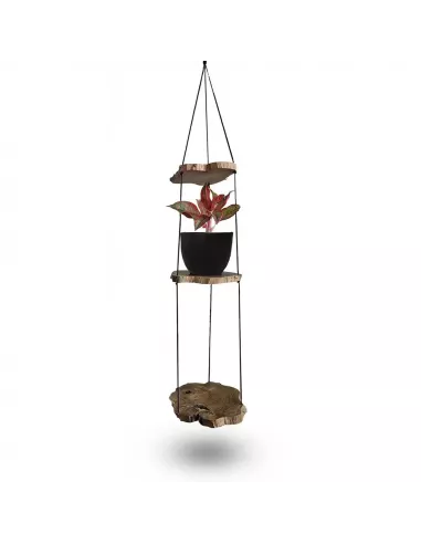 Estantería Colgante de Madera Gamel | Diseño Natural y Sostenible