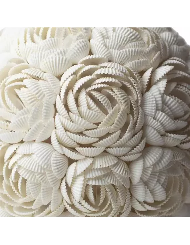 Lámpara Boho Sea Shell Rosa Ovalada | Iluminación Artesanal Marina