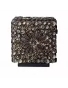 Lámpara Boho Sea Shell Chocolate Twist Square 15 cm | Iluminación Artesanal