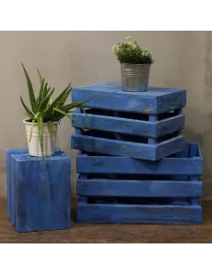 Caja de Frutas Decorativa | Set de 3 en Varios Colores 2