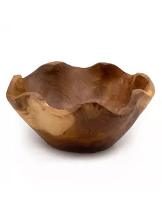 Frutero Mediano de Madera de Teca Lisa | Diseño Rústico y Moderno