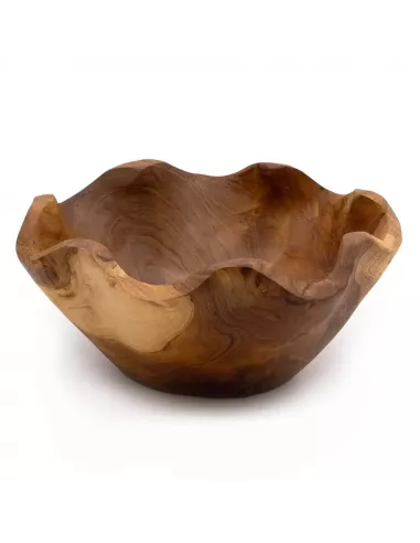 Frutero Mediano de Madera de Teca Lisa | Diseño Rústico y Moderno