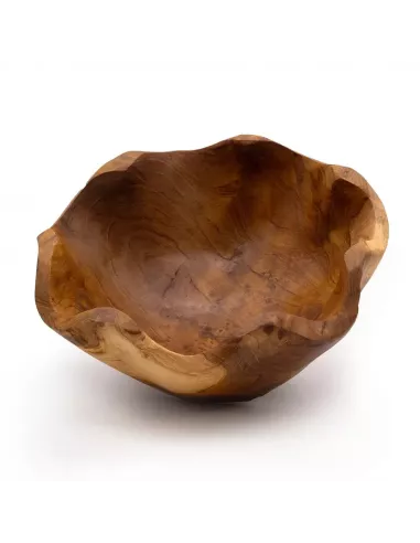 Frutero Mediano de Madera de Teca Lisa | Diseño Rústico y Moderno