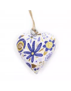 Corazón de madera decorativo grande | Decoración artesanal sostenible