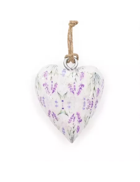 Corazón de madera decorativo grande | Decoración artesanal sostenible