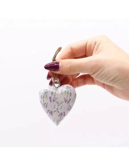 Corazón de madera decorativo grande | Decoración artesanal sostenible