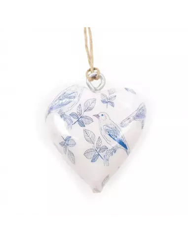 Corazón de madera decorativo grande | Decoración artesanal sostenible