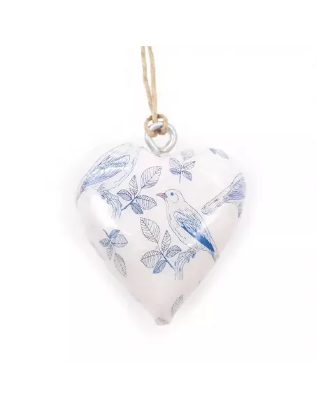 Corazón de madera decorativo grande | Decoración artesanal sostenible