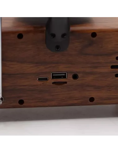 Altavoz de Gramófono Doble Mini Retro Bluetooth 5,4W x 2 – Estilo Vintage