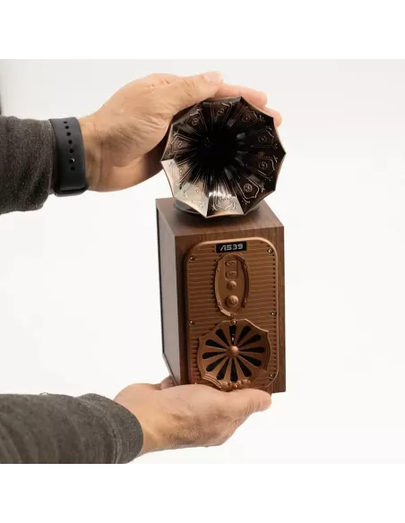 Altavoz Retro Gramófono Alto Extra Alto Bluetooth 8W – Diseño Vintage Elegante