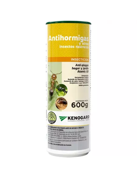 Insecticida en polvo para hormigas y rastreros, garrapatas, cucarachas, etc en abonica