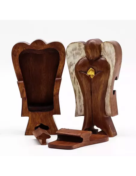 Ángel de Madera Hati Magic Box | Regalo con Significado