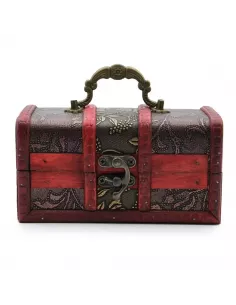 Caja Colonial Panel Dorado | Elegancia Clásica Decorativa