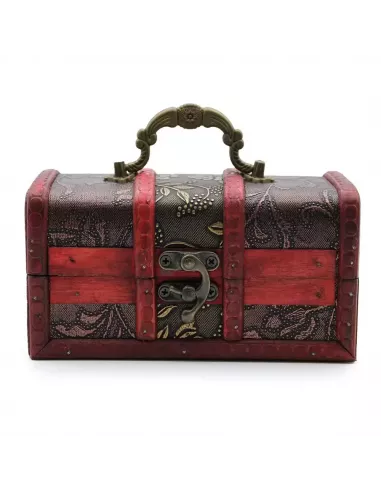 Caja Colonial Panel Dorado | Elegancia Clásica Decorativa
