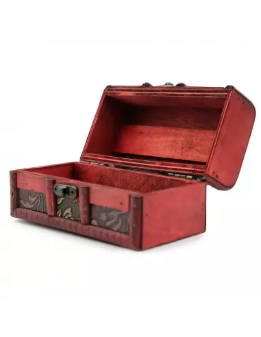 Caja Colonial Panel Dorado | Elegancia Clásica Decorativa