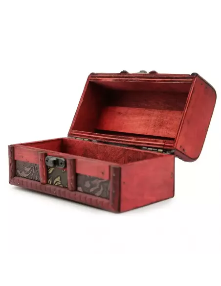Caja Colonial Panel Dorado | Elegancia Clásica Decorativa