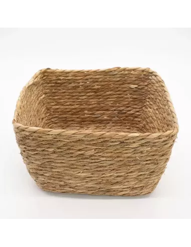 Cestas Cuadradas de Hierba Marina Natural | Juego de 3 Artesanal