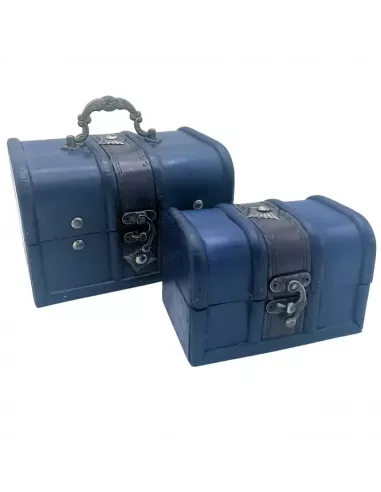 Cofre del Tesoro Juego de 2 | Cofres Decorativos Elegantes