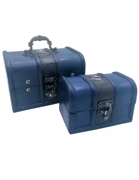 Cofre del Tesoro Juego de 2 | Cofres Decorativos Elegantes