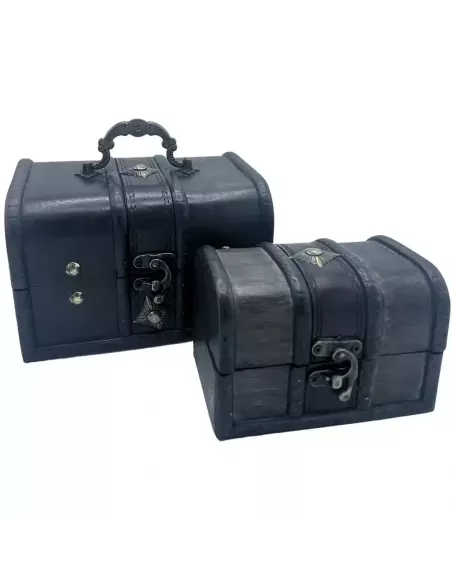 Cofre del Tesoro Juego de 2 | Cofres Decorativos Elegantes