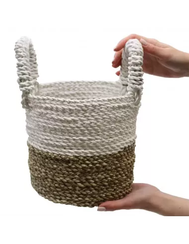 Juego de Cestas de Algas Marinas | Decoración Natural y Sofisticada