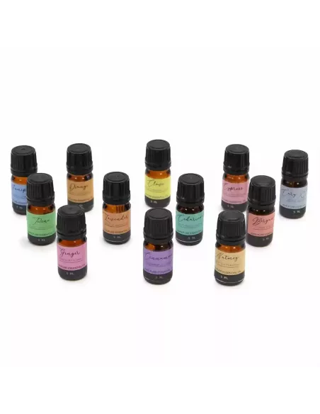 Set de aceites esenciales para aromaterapia con aromas de otoño